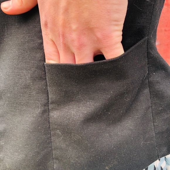 Black Linen Blazer - Picture 7 of 10